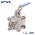 3PC Socket Welded Stainless Steel Floating Ball Valve